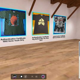 The Legiteem8 Virtual Reality Vintage T-Shirt Gallery Demo